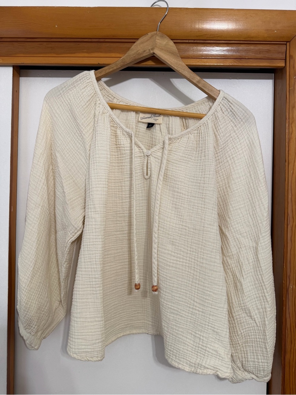 Ivory boho crop top